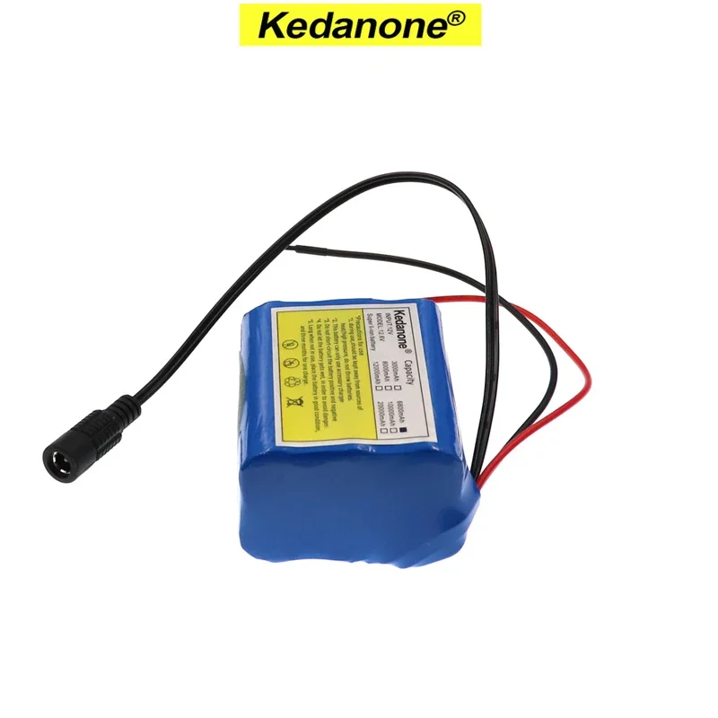Batterie ricaricabili agli ioni di litio da 12 V 6800 mAh per il monitoraggio con apparecchiature di monitoraggio della scheda di protezione dei pacchi di batterie al litio BMS - immagine 3