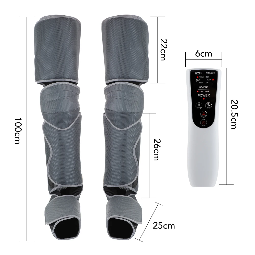 Fouss Loftdrock Been Massager fördert d'Blutzirkulatioun, Kierpermassager, Muskelrelaxatioun, Lymphdrainage Apparat_voghion.com