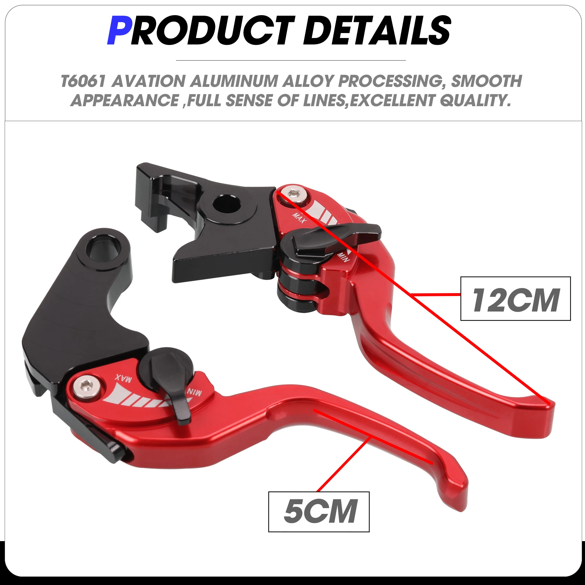Per DUCATI 848/EVO 1098 1198 Hypermotard 950 Multistrada 1200 Diavel 1260 Moto 2 Dita Maniglia Corta Leva di Frizione del Freno - Image 4
