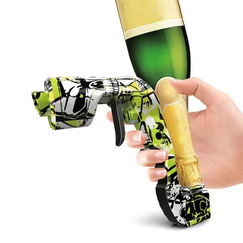Champagne Gun Beer Gun Wine Dispenser Bottle Beer Ejector Wine Spray Bottle Cap Launcher Ejector for Bar Home Party