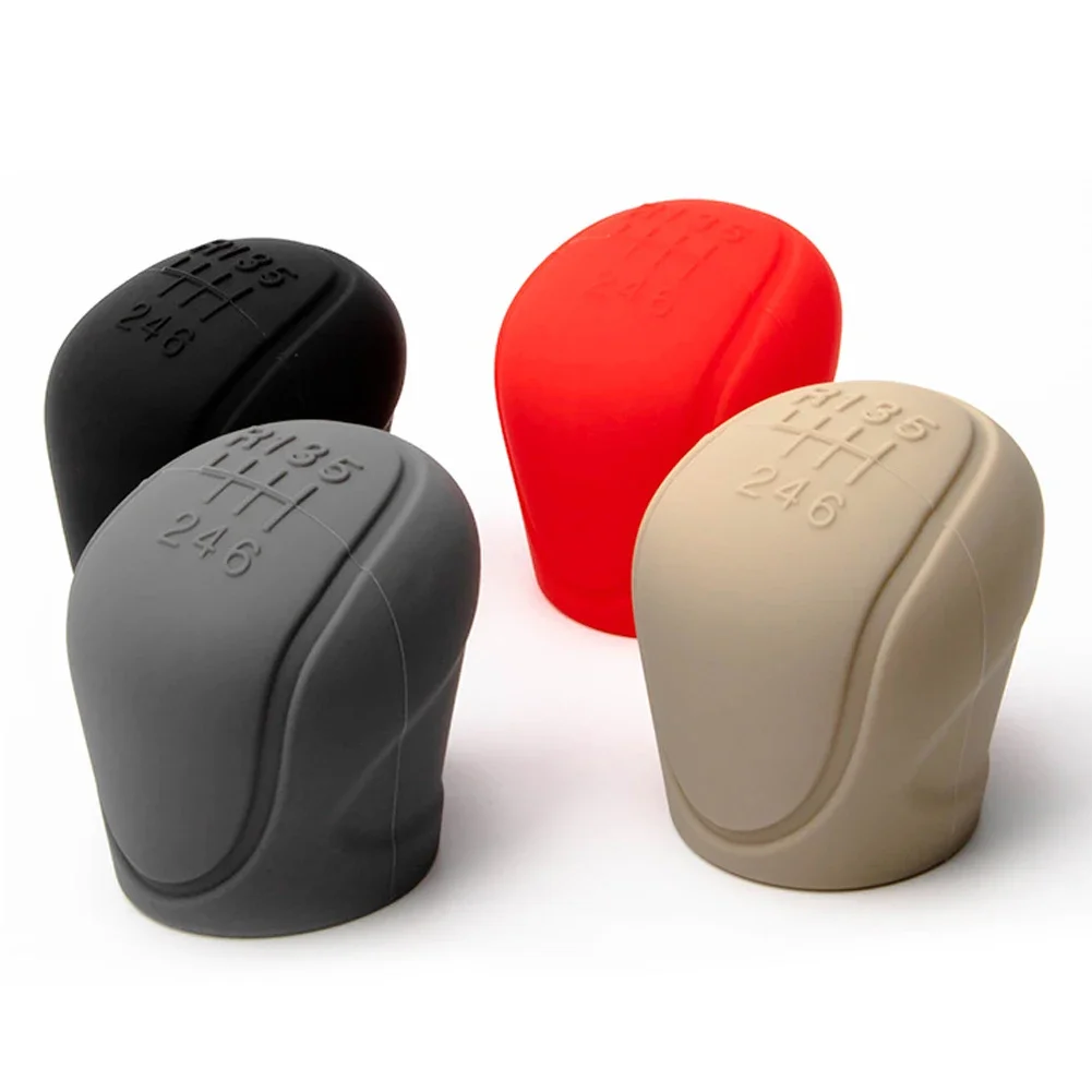 Silicone Non-Slip Gear Shift Knob Cover for Car Interior Protection
