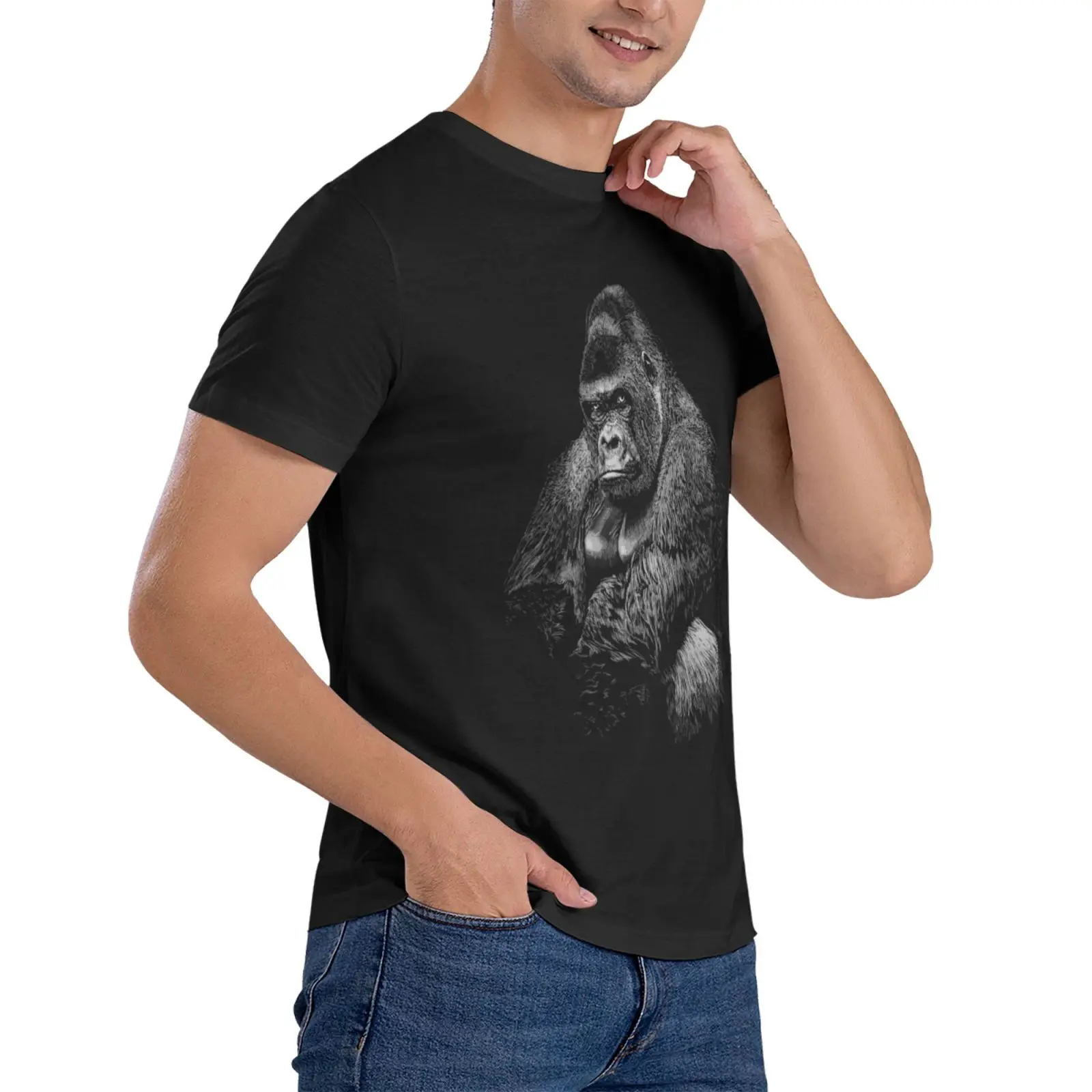 Gorilla Classic t-shirt uomo abbigliamento carino top abbigliamento uomo t-shirt grafiche uomo