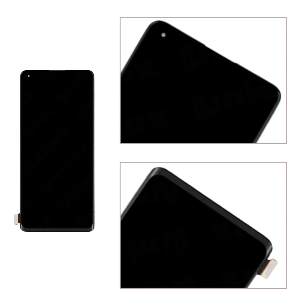 Original AMOLED For OPPO Find X2 Pro CPH2025 PDEM30 OPG01 LCD Display Touch Screen Replacement For OPPO Find X2 Pro lcd