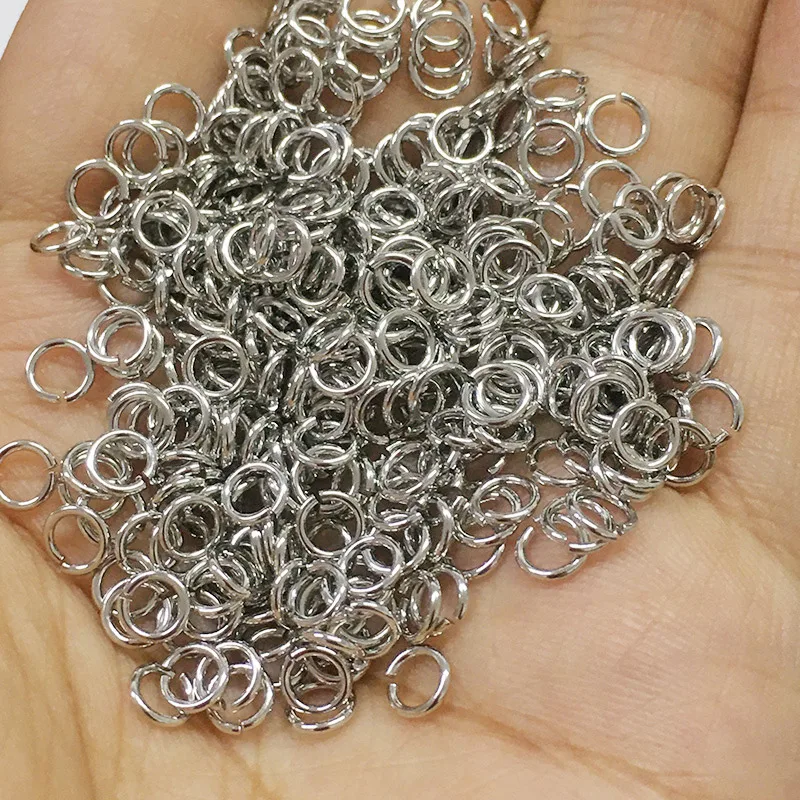 150pcs/box Silver Lobster Clasps And Open Rings Bracelets Necklaces Connector DIY Jewelry Making Accessories Supplies Kit