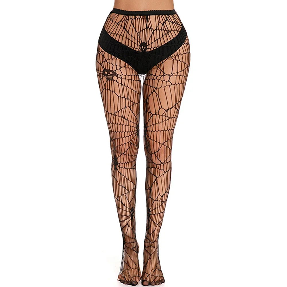 

Чулки в готическом стиле с вырезами на тему Хэллоуина