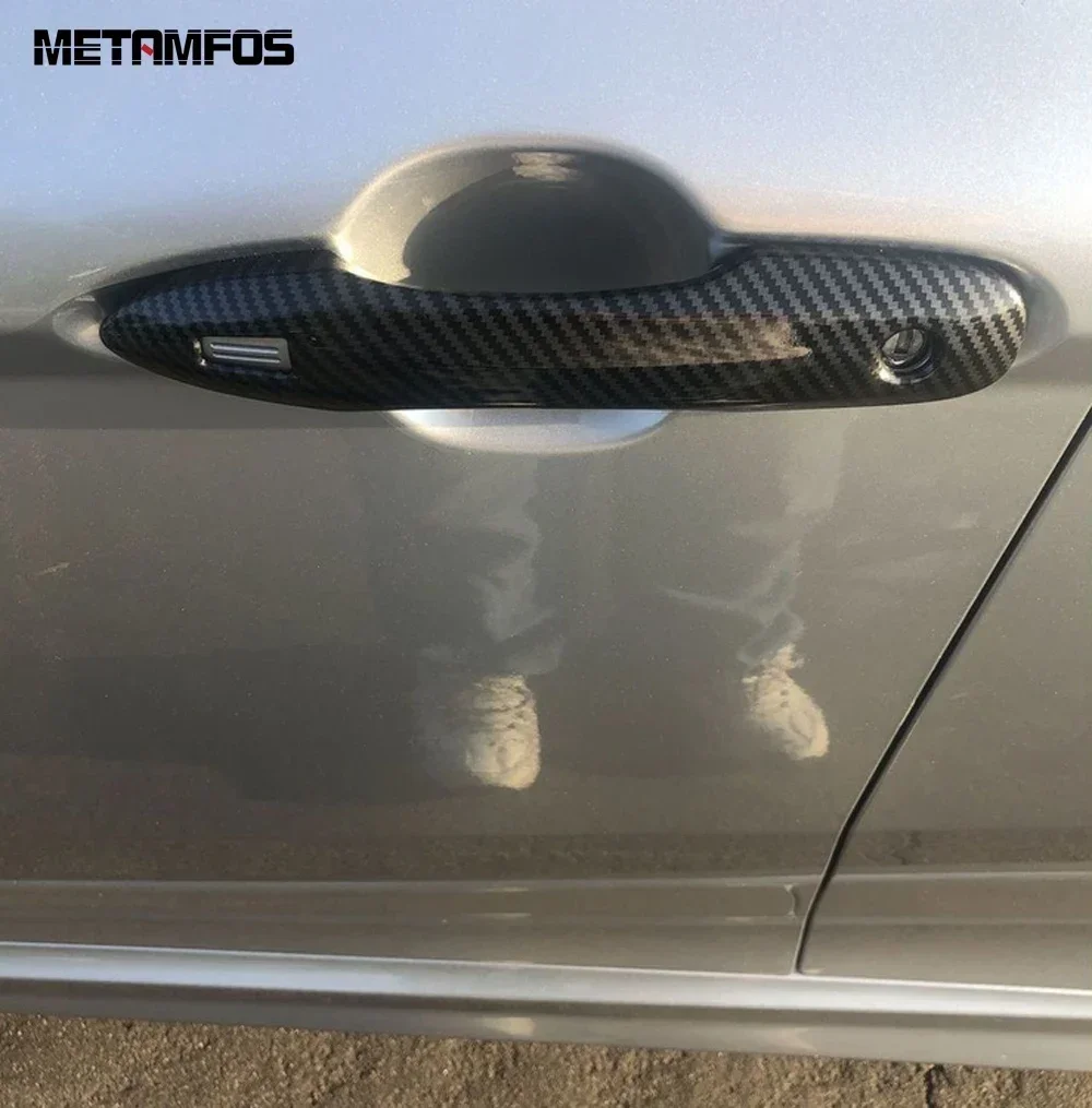 Coperture Maniglia Portiera In Cromo Per Toyota Camry 2018-2023, Corolla 2019-2025, Avalon 2019-2022, Prius Hatchback 2016-2024 – Protezione Esterna Con 2 Fori Per Smart Key