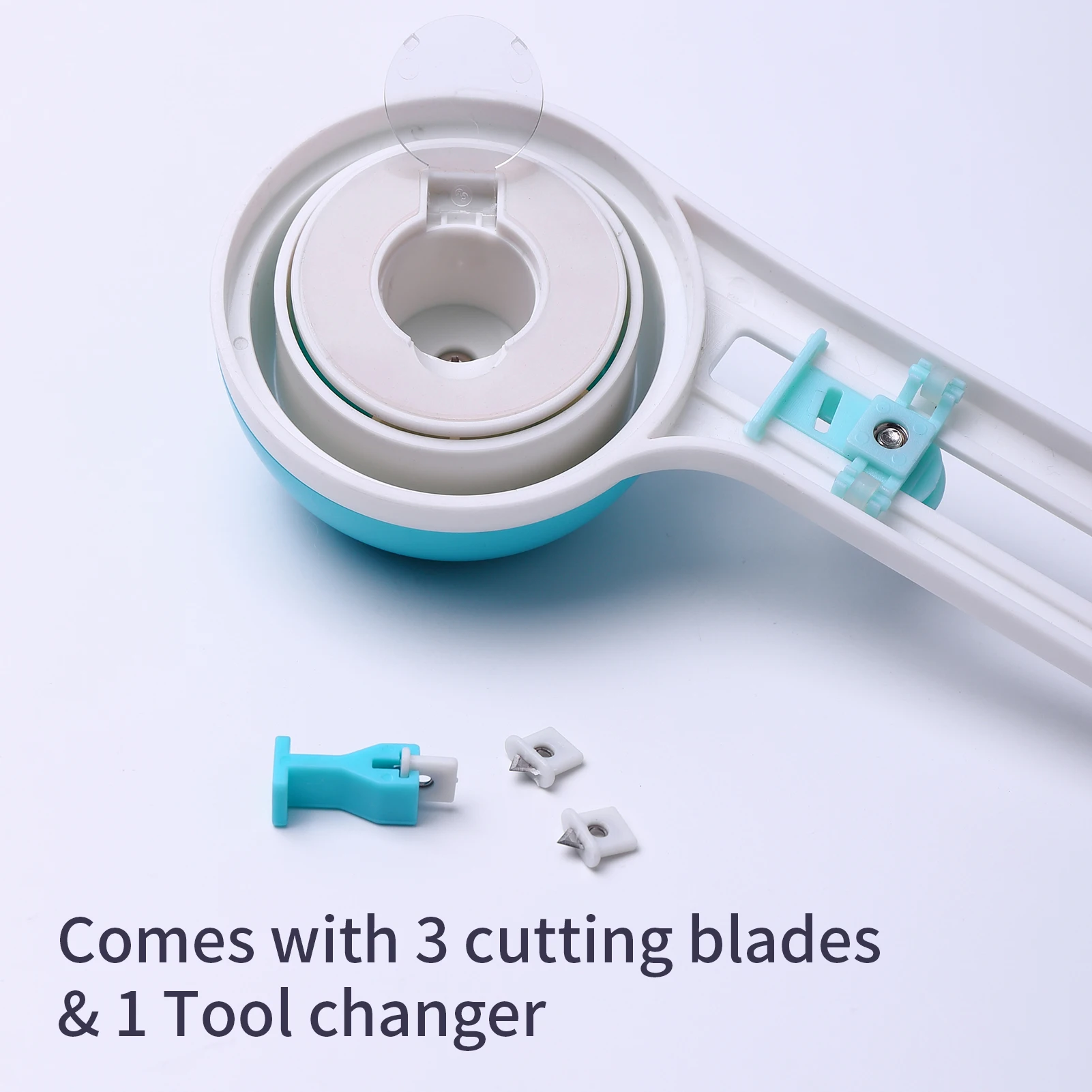 KW-triO Circular Paper Cutter Rotary Circle Cutter Manual Round Cutting Tool Paper Trimmer Scrapbooking Tool Replacement Cutter