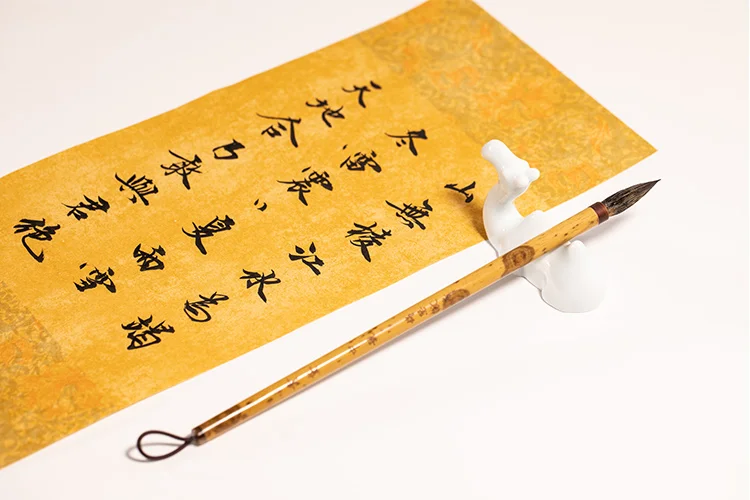 1 Stück Chinesischer Kalligrafie-Schreibpinsel Malpinsel Ouyang Xun Regular Script Pinsel Running Script Kalligrafie Geschenkset – Detail 17