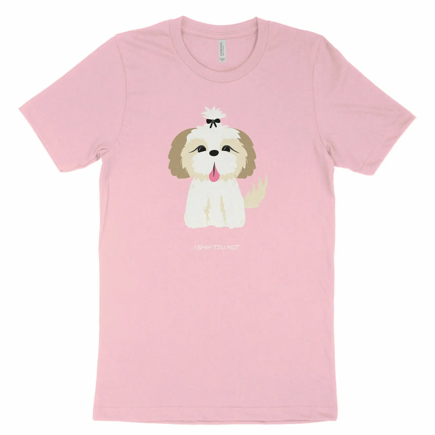 I Shih Tzu забавная милая очаровательная футболка унисекс Shihtzu для домашних животных