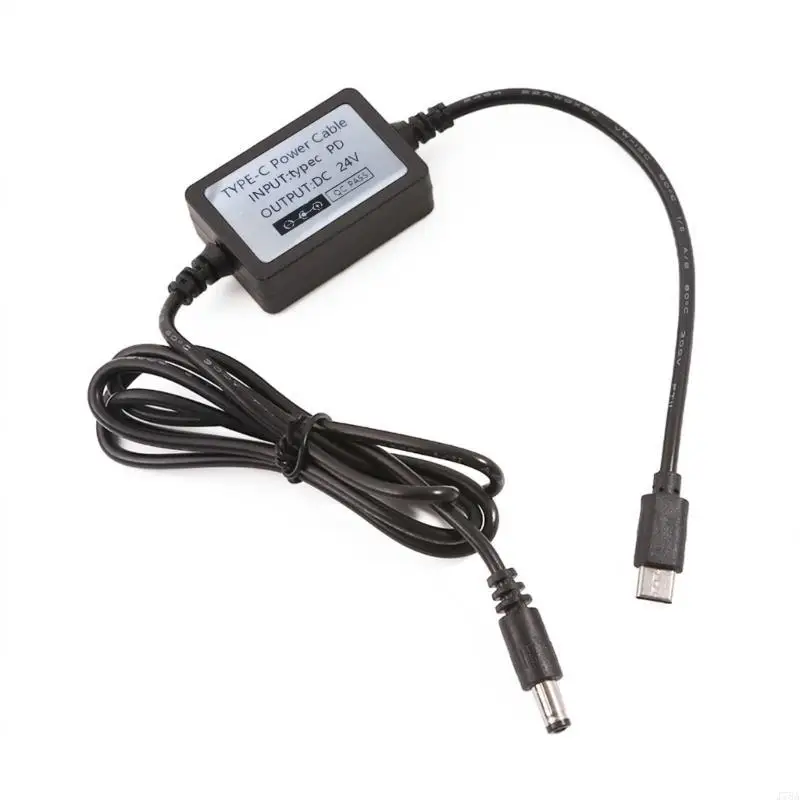 J78A 유형 C 24V 5.5x2.1mm 라우터 노트북 스피커 모뎀 LED용 충전 케이블