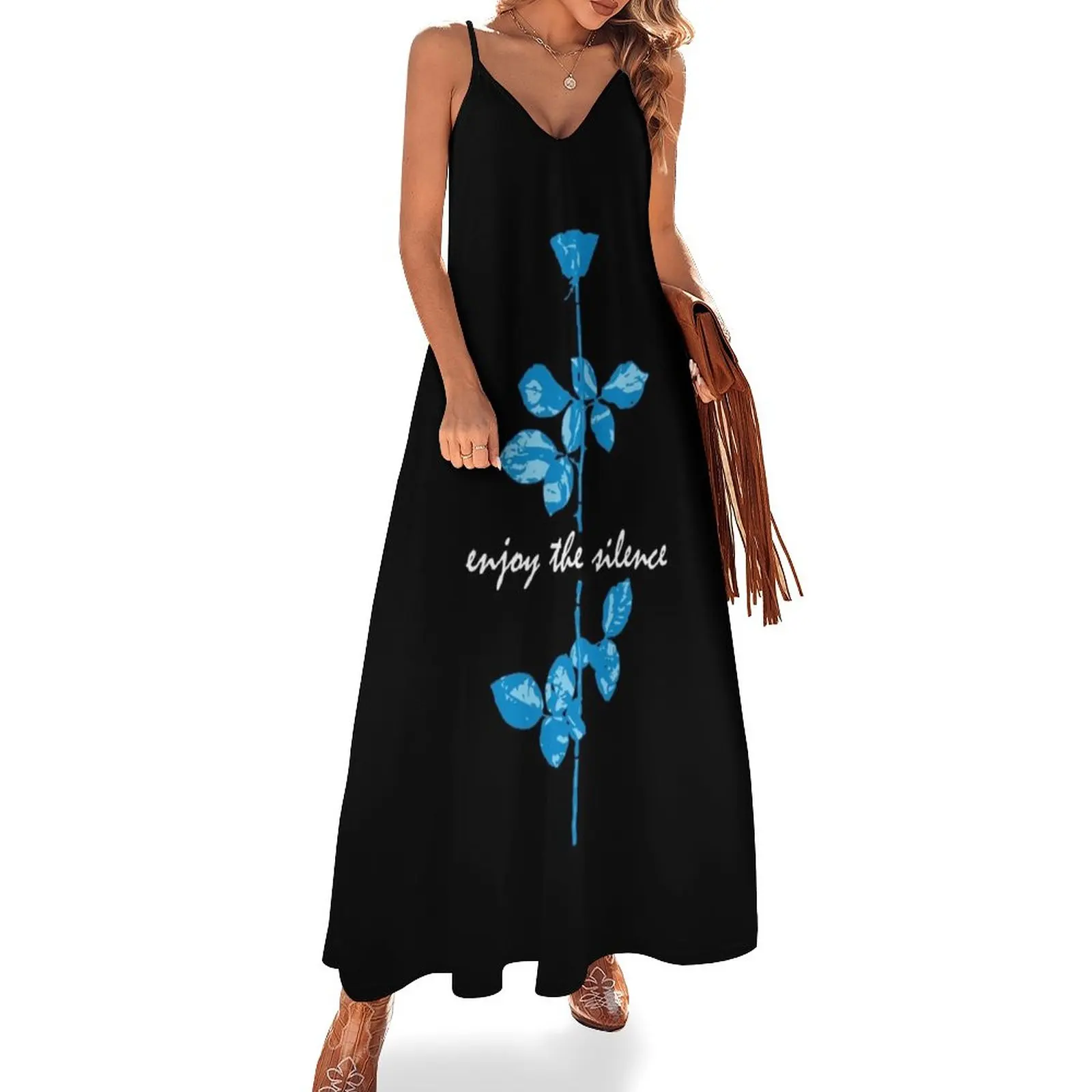 

Enjoy The Silence - Blue Sleeveless Dress dresses for special events women dress beach dresses summer dress korean women