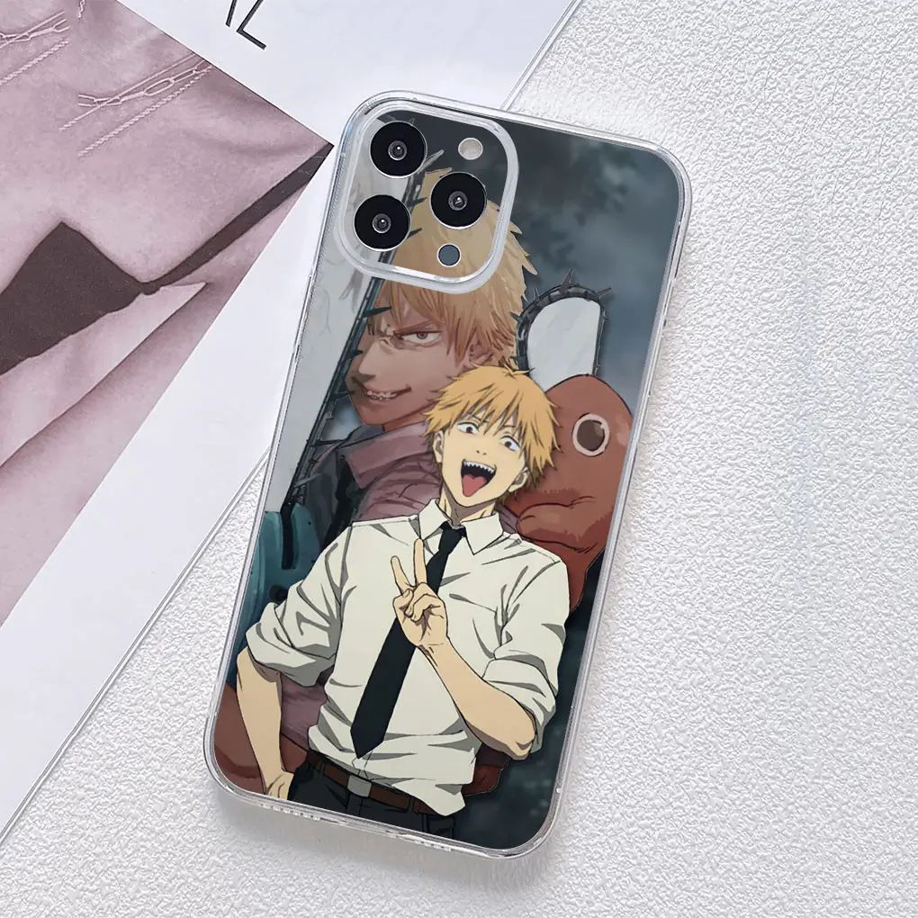 Chainsaw Man Gir Denji Makima Themed Phone Case Cover