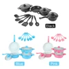 12Pcs Non Stick Cookware Set Deep Frying Pan with Lid Milk Pot Maifan Stone Frying Pan Stackable Pot Set for All Types of Cooker 3