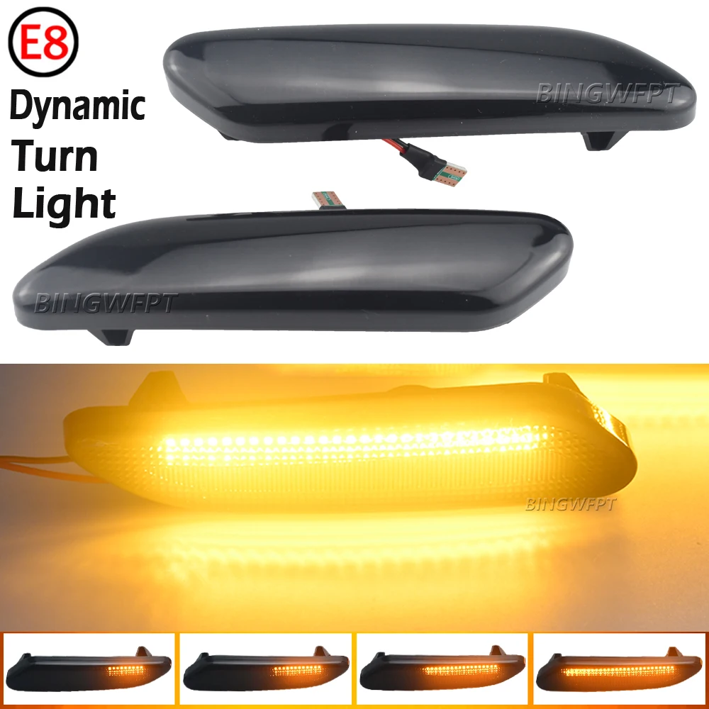 Sequentiel Dynamiques LED Pour Megane 4 IV Pour Talisman Pour Clio 5 V 1 Paire Clignotant Dynamique Clignotant LED Rétroviseur Latéral Indicateur Lampe