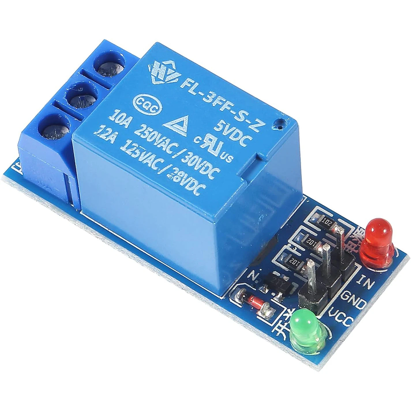10PCS 5V One Channel Relay Module Relay Switch with OPTO Isolation High Low Level Trigger for Arduino Raspberry pi ARM AVR