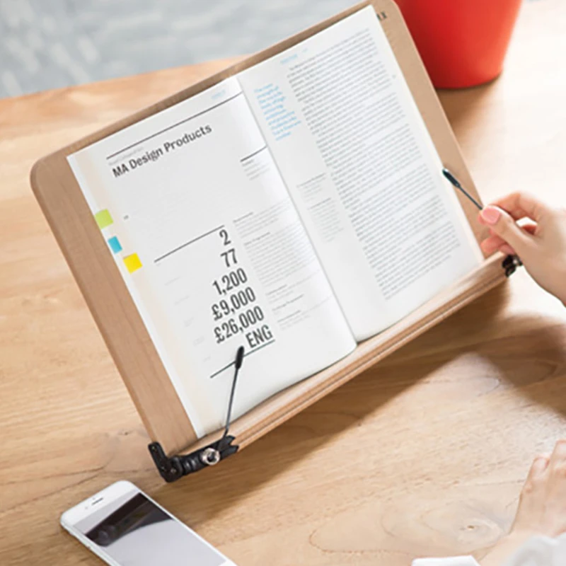 

Настольная подставка для чтения в Корейском стиле, складной держатель для книг, переносной держатель для ноутбука, подходит для детей, взрослых и студентов