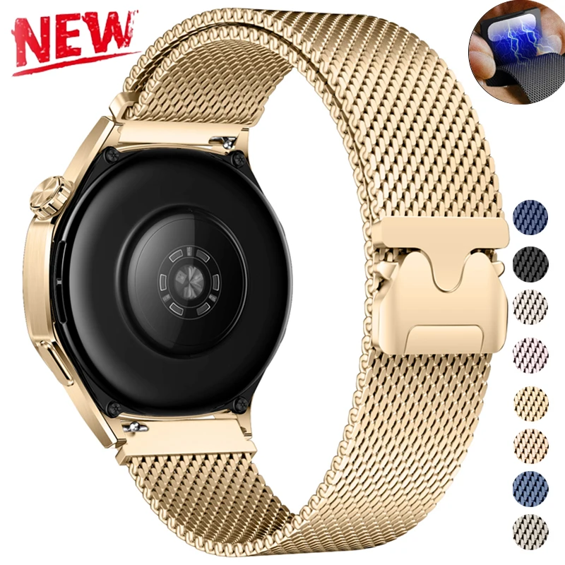 Stainless Steel Milanese Magnetic Loop Watch Strap - 18mm, 20mm, 22mm