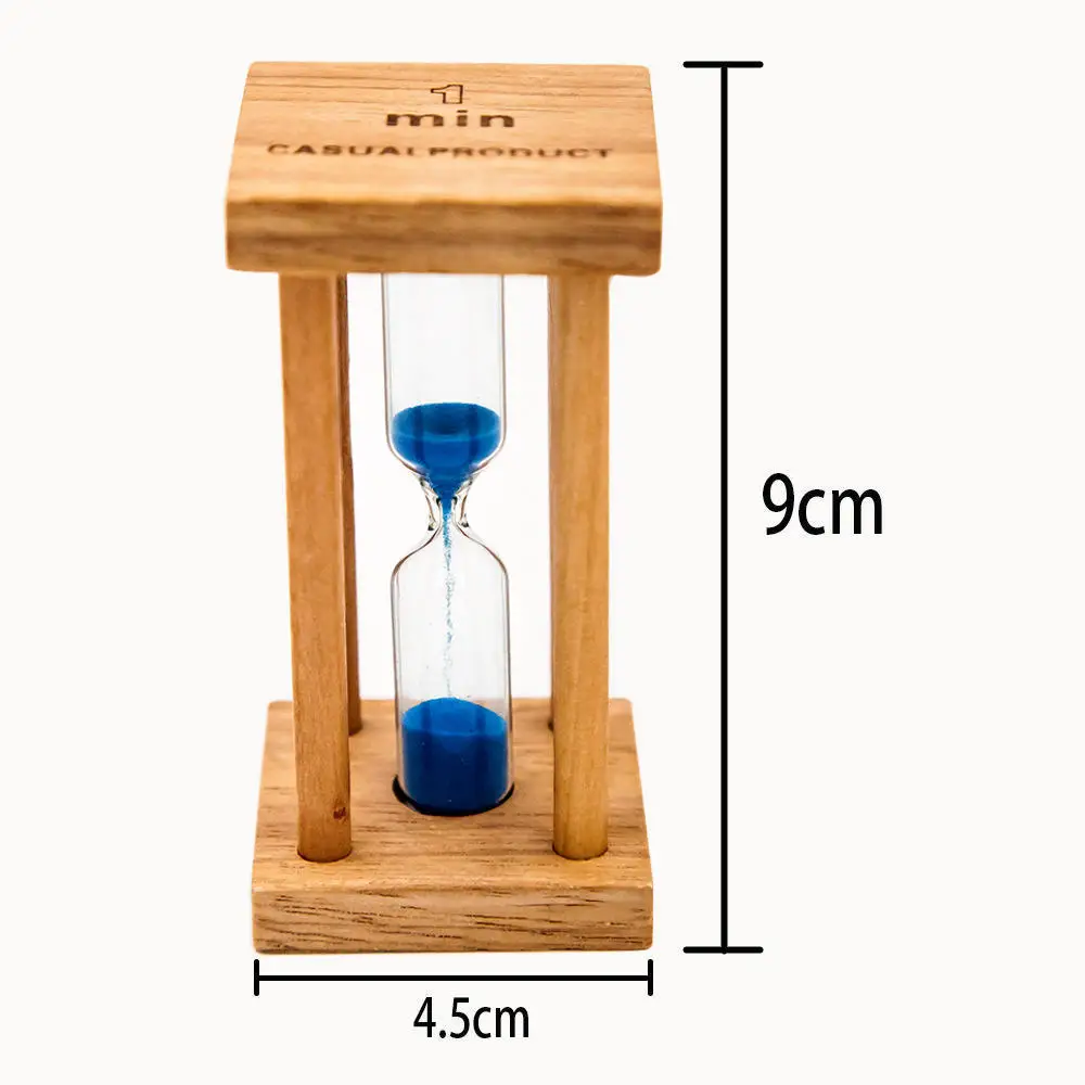 Hourglass 1/3/5 Minutes Wooden Mini Desktop Decoration