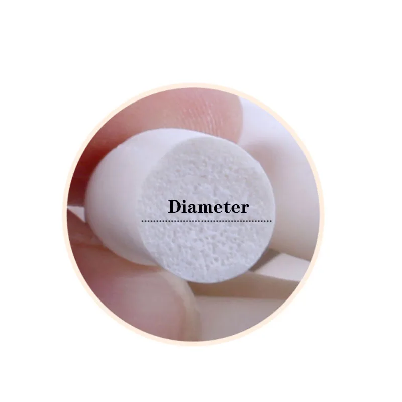 Silicone Rubber Sponge Strip Foamed Seal Strip Round VMQ Foaming Cord 1/10M