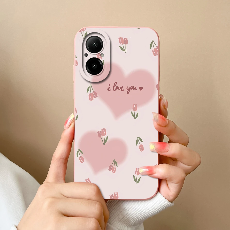 Cool Sweet Soft Liquid Silicone High-Quality Anti-Drop Phone Case - Back Cover Protection
