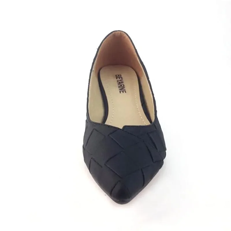 Vintage Style Women's Pointed Toe Pumps Spring Autumn PU Shallow Slip On Women Low Heel Pumps Office Lady Casual Single Shoes