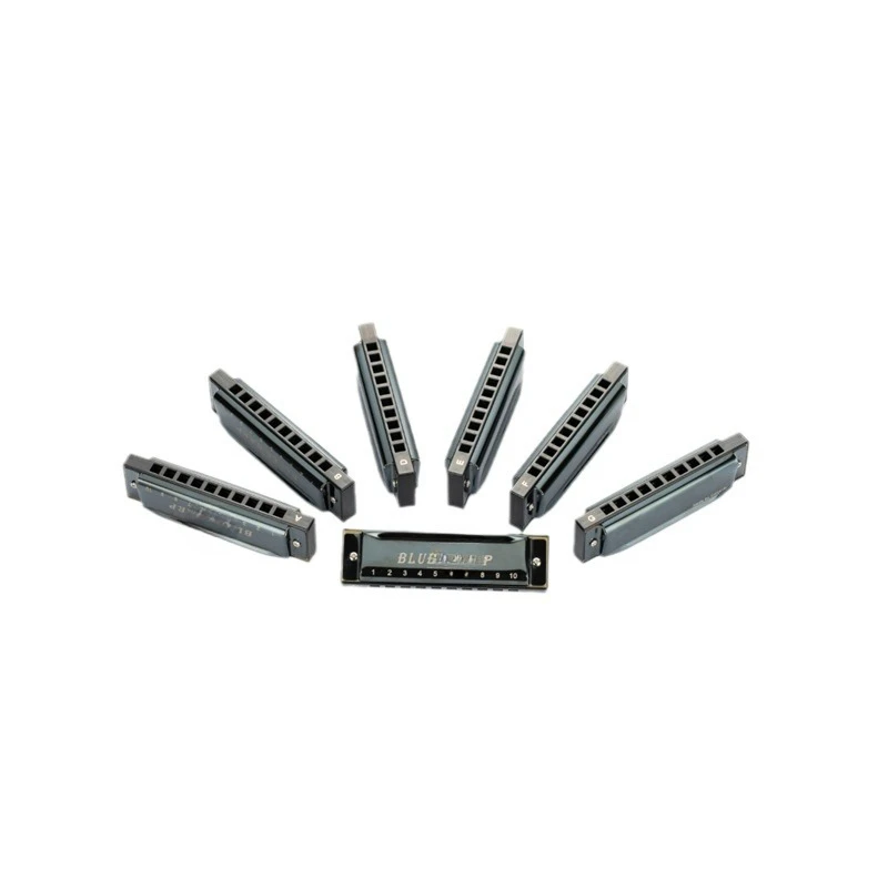 10-Hole harmonica seven-tuning scale optional manufacturer to play the introductory harmonica