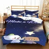 Bubu and Dudu Printing Digital Printing Bedding Set Duvet Cover Comforter Bed Single Twin Full King Queen Size Bedding Set Kids 5