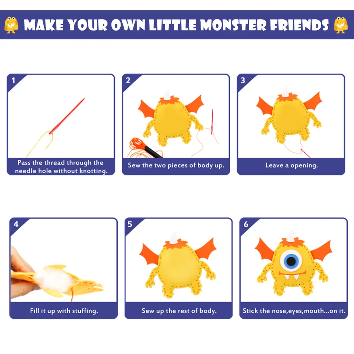 Little Monster Felt Kit 4