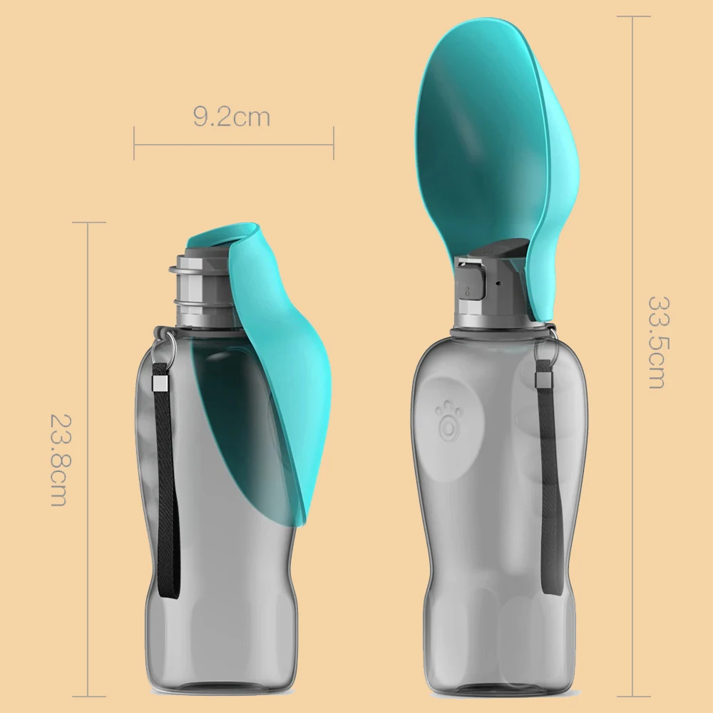 800ml Portable Large Dog Water Bottle For Small Big Dog Cat Outdoor Leakproof Puppy Drinking Bowls Golden Retriever Pet Supplies 6