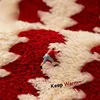 Luxurious Red Festive Sofa Cover Set, Plush Sofa Seat Cushion and Sofa Cover Cloth for All Seasons Sofa Covers for Living Room 2