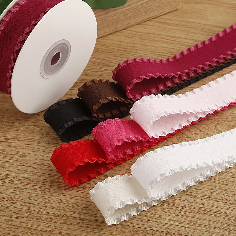 

Double Sides 25mm 40mm Skirt Shape Satin Ribbon for DIY Hair Bow Gift Wedding Christmas Laces Sewing Accessories 30 Yards