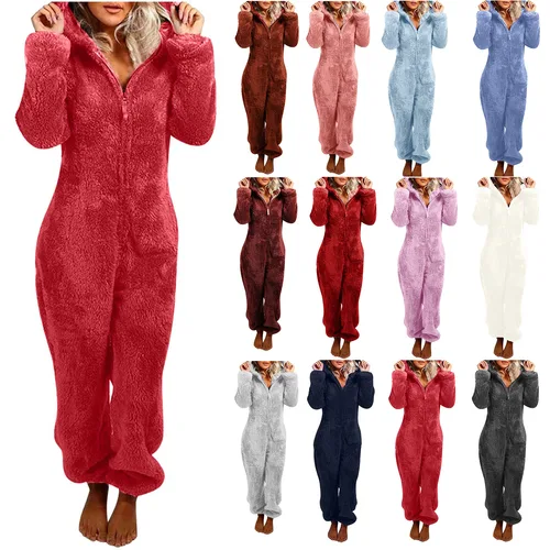 이번 겨울따뜻한  Onesies 플리스 잠옷 세트로 풍성한 밤 보내기 추천