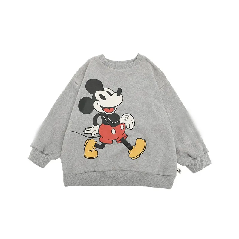 Brand Baby Boy Clothing Pullover Hoodies Casual Disney Mickey Mouse Cartoon Tops Sweatshirts T Shirts Loose Boys Girls Costume