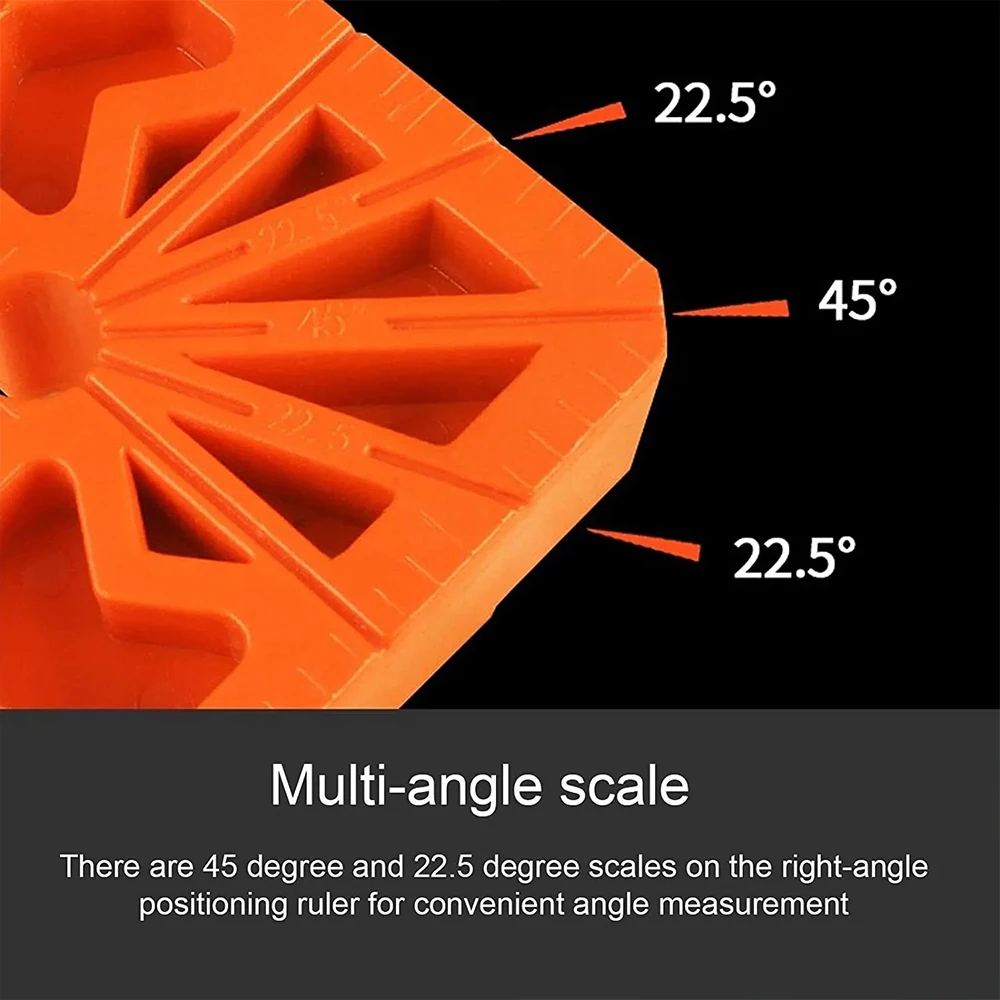 90 Degree L-shaped Right Angle Fixing Clip with scale Auxiliary Fixture Position
