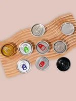 100/300pcs 202# 52MM Aluminum Pull Ring Lid Beverage Soda Drink Beer Cola Lids Food Can Cover Easy Open Top Lid Regular Size 1