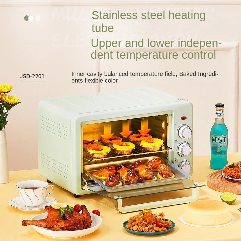 Small Oven Household 22-liter Electric  Multifunctional Baking  Mini Small  pizza oven bbq  accessoires de cuisine 3