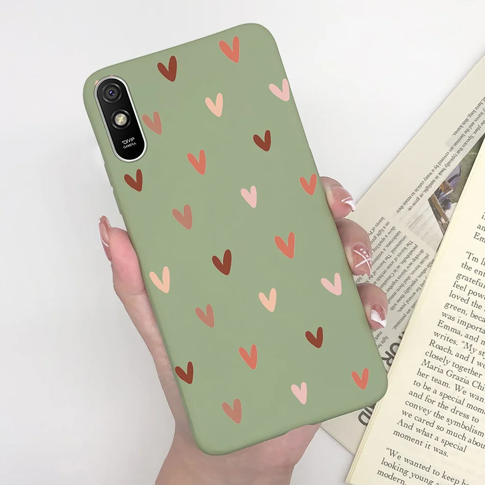 thumbnail image 1 of For Xiaomi Redmi 9 9C 9A Case Silicon Fashion Flower Girls Heart Cute Phone Cover Back Cases For Redmi 9 C Redmi 9 A Case Fundas, 1 of 5