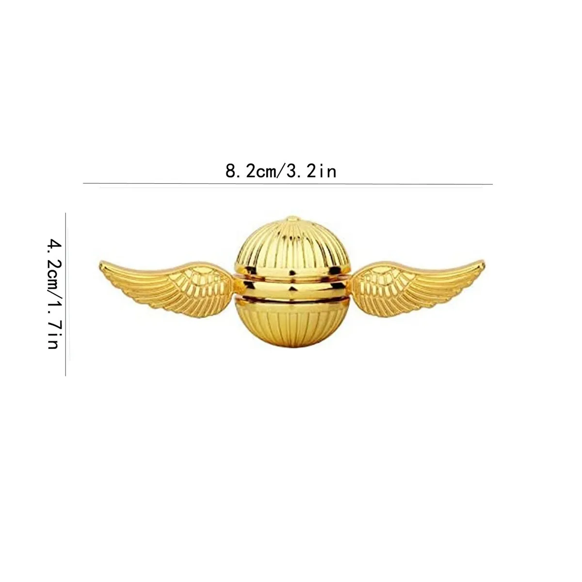 Golden Snitch Fidget Spinner Metal Antistress Hand fingertip gyro Rotation Cupid Spinning Top Stress Relief Toys for Kid Adults 6