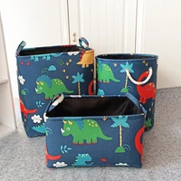 Dinosaur Storage Basket Foldable Laundry Basket Toy Clothes Storage Hamper Organizer Storage Box for Bathroom Bedroom Nursery 1