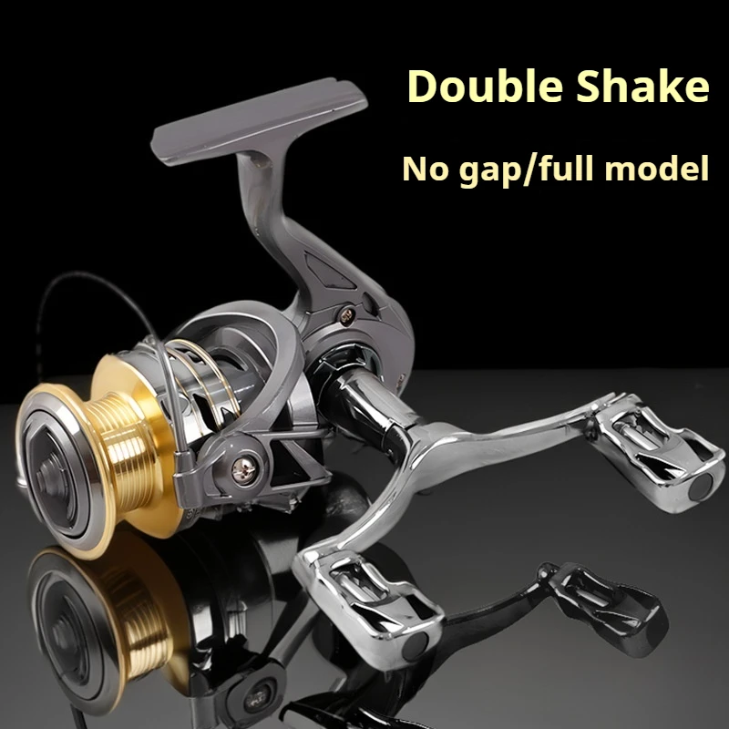 ExplosiveAuroraSpinningWheelDoubleRockerArmRockFishingPole