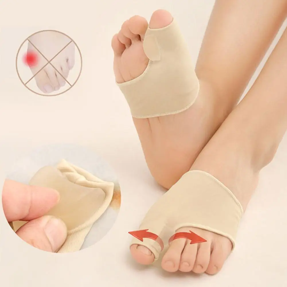 

Double Toe Appliance Toe Splitter Foot Cover Foot Pain Relief Thumb Adjuster Correction Big Toe Hallux Valgus Corrector Footcare