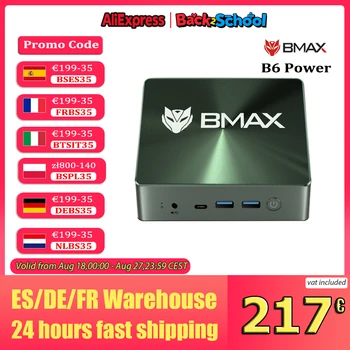 BMAX Mini PC B6 Power Intel Core i7-1060NG7 16GB DDR4 1TB NVMe SSD Windows 11 WIFI6 Bluetooth 5.2 supporto Computer Desktop 4K 1