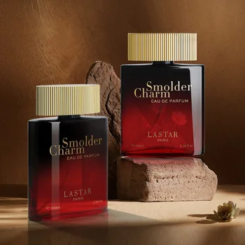 LASTAR Perfume Set, Two Bottles Totaling 200ml/6.76fl.oz, With a Long-Lasting Fragrance, Amber Wood Scent