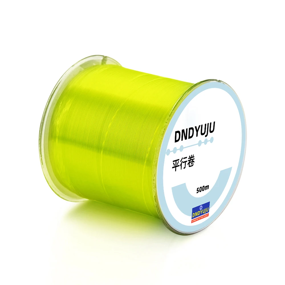 Ligne de pêche monofilament nylon DNDYUJU 500 mètres haute résistance 2LB à 40LB pour tracas