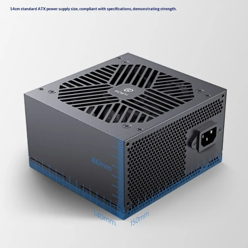 650W PC 전원 공급 장치 - 홍콩 CapXon + 솔리드 커패시터, DC-DC, 듀얼 크리스탈 포워드, 저소음 120mm 팬