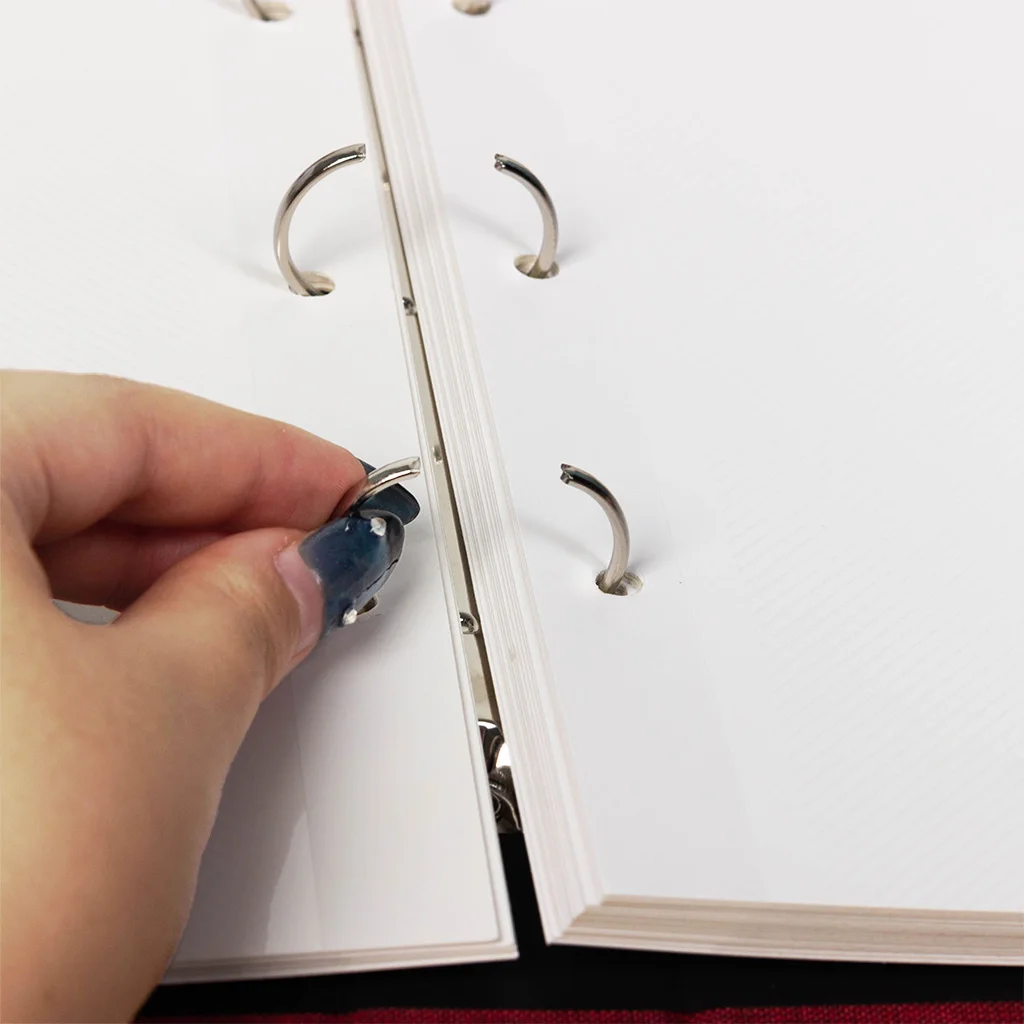 Elegant Self-Adhesive Photo Album with Window Cover - White Fabric Pages, 40-Page Capacity - Ideal for Weddings, Travel, and Baby Memories