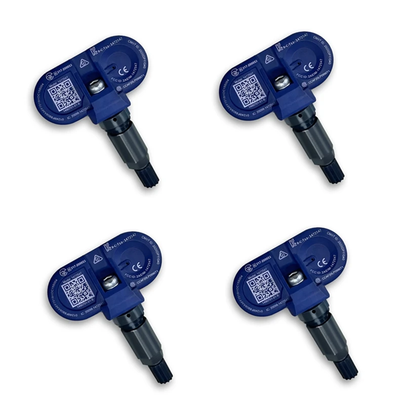 4 Piece 1490701 01 B TPMS Pressure Sensors Bluetooth Tire Pressure
