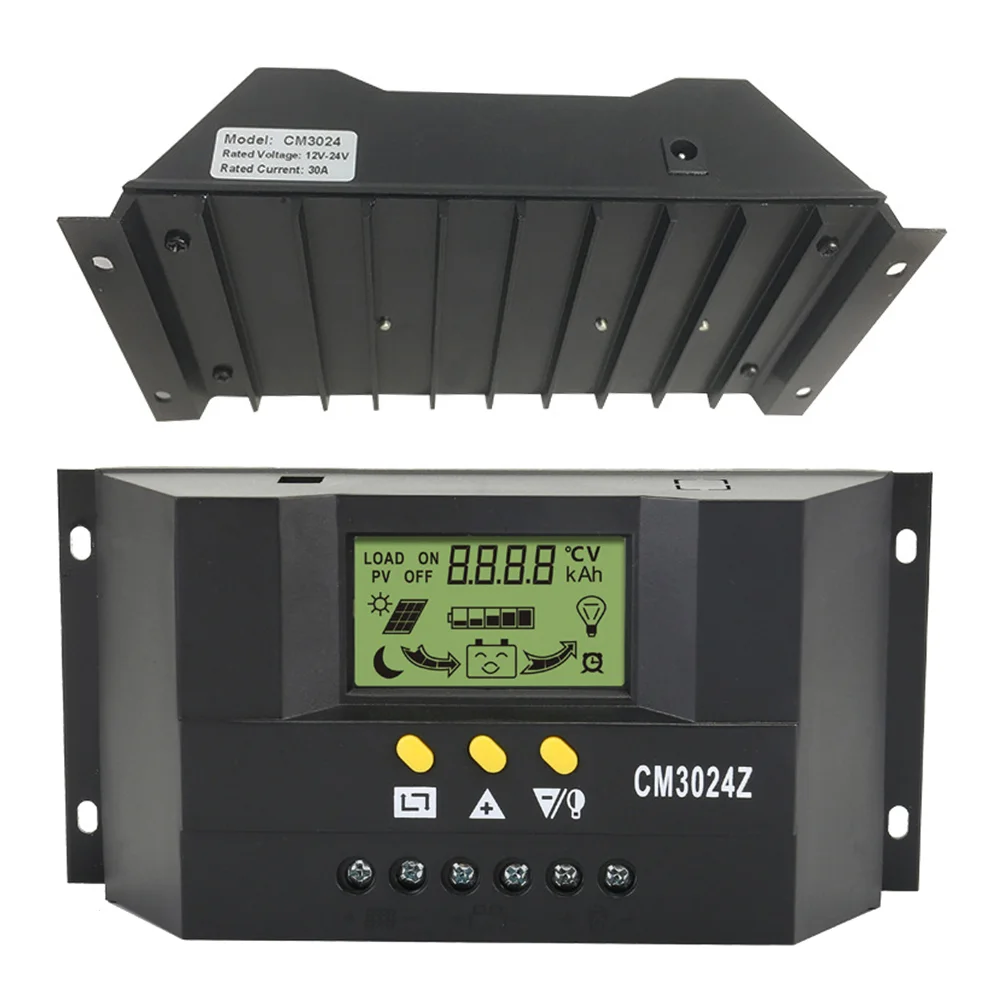 

CM3024Z 30A 12V/ 24V Solar Charge Controller Generator for Home Solar Panel