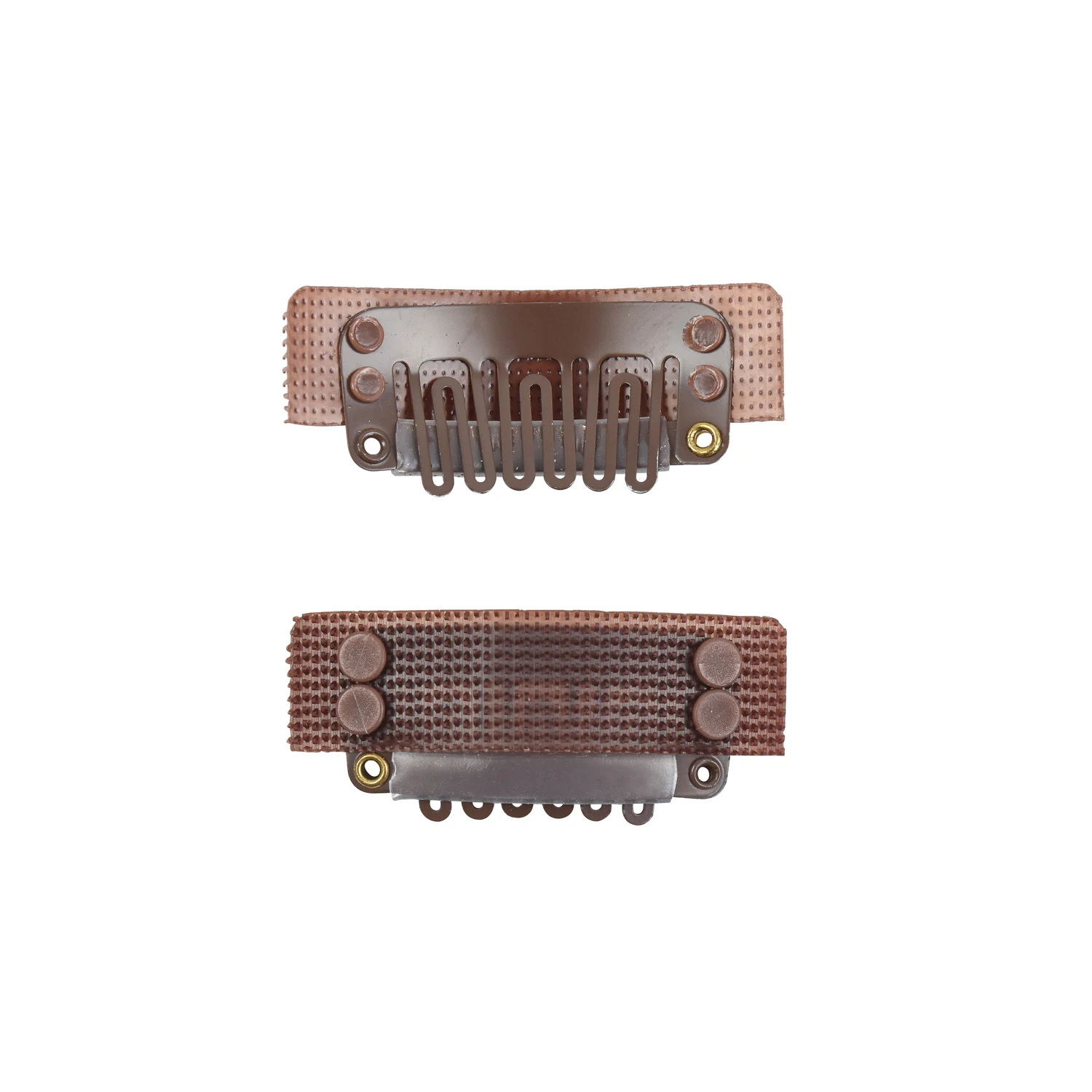 6개 32mm 헤어 클립(가발용) 부착 가능한 U자형 금속 스냅 헤어 익스텐션 가발 클립