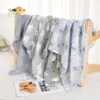 Kangobaby #My Soft Life# 4pcs Set Bamboo Cotton Baby Muslin Bib Newborn Burp Cloth Fashion Scarf Size 60x60cm 6